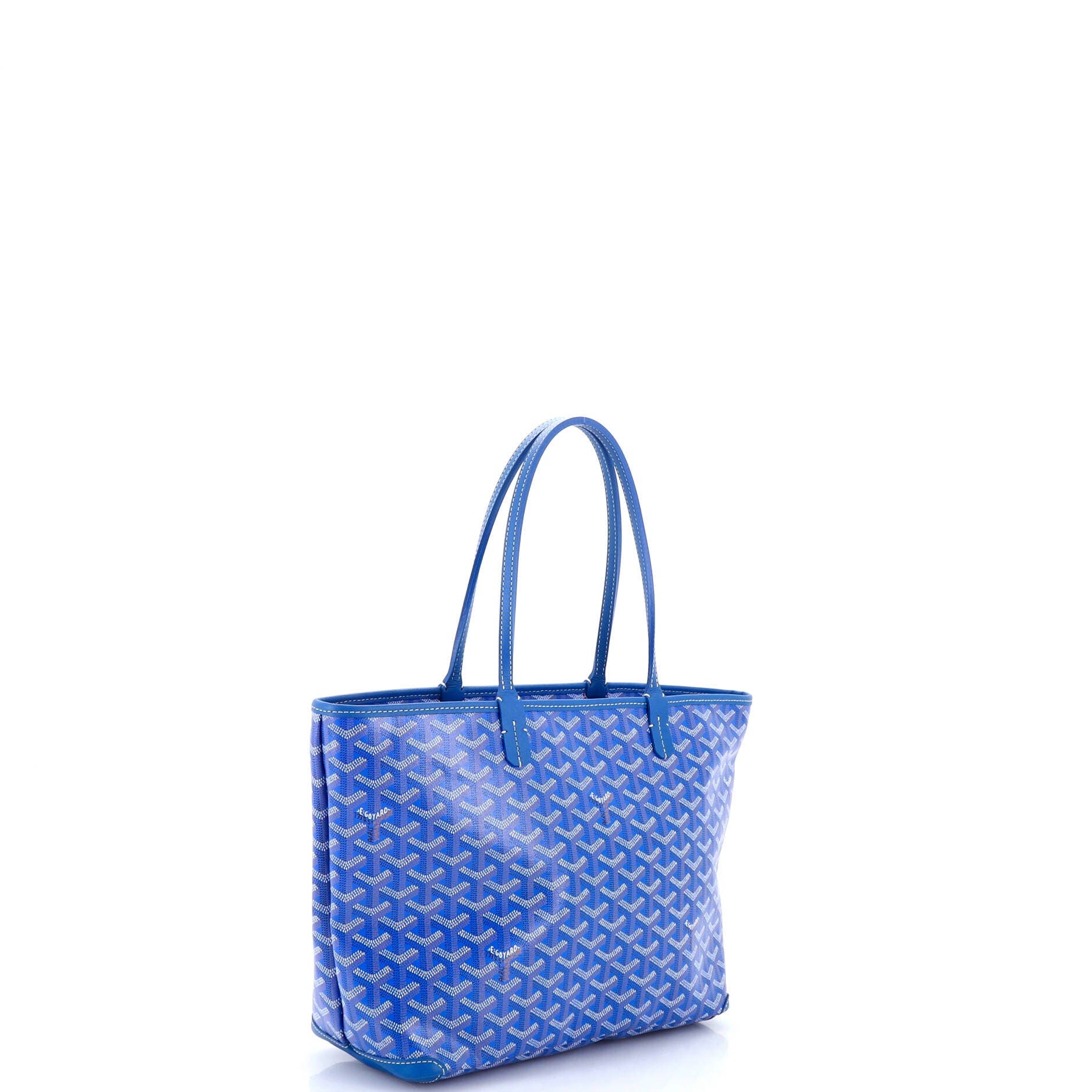 Pre-Owned Goyard Artois Tote Coated Canvas PM, Alternate, color, Blue