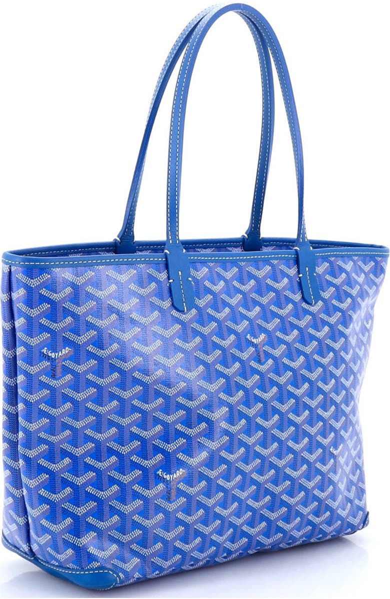 Pre-Owned Goyard Artois Tote Coated Canvas PM, Alternate, color, Blue