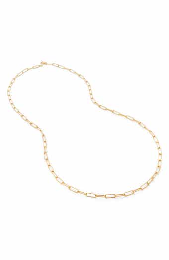 Monica Vinader Alta Textured Chain Necklace