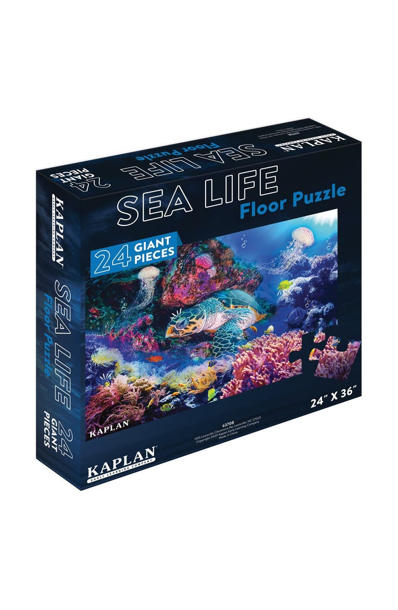 Kaplan Early Learning Company Sea Life Floor Puzzle - 24 Pieces, Alternate, color, Multicolored