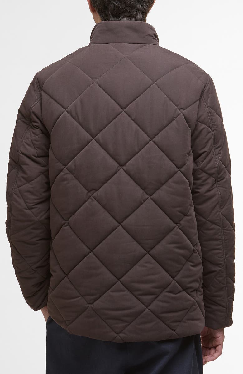 Barbour Chelsea Quilted Jacket, Alternate, color, Black Oak/ Midnight Oak
