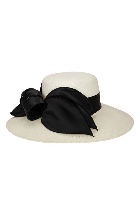 Satin Bow Hat