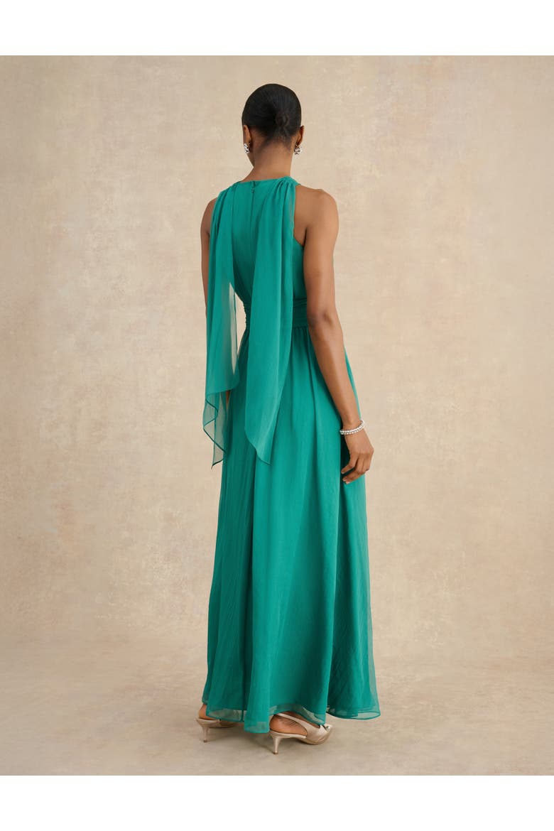 Winona Maxi Dress, Alternate, color, Emeraldgreen