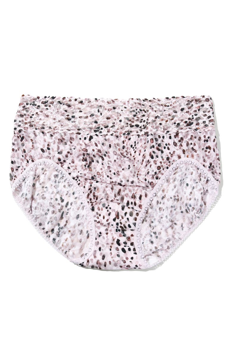 Hanky Panky Print Lace Briefs, Alternate, color, Unconventional