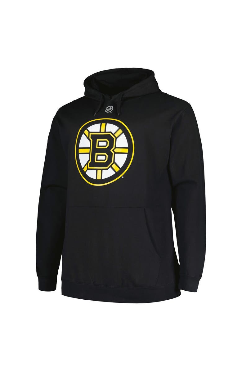 PROFILE Men's Profile David Pastrnak Black Boston Bruins Big & Tall Name & Number Pullover Hoodie, Alternate, color, Black