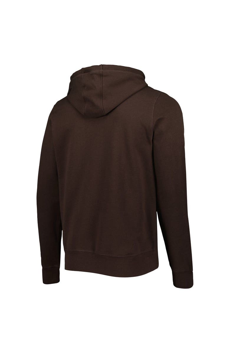 New Era Men's New Era Brown Cleveland Browns Ink Dye Pullover Hoodie, Alternate, color, 