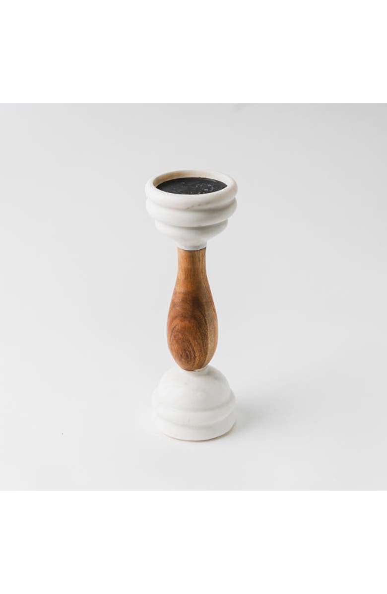 Mela Artisans Signature Pillar Candleholders, Alternate, color, Black