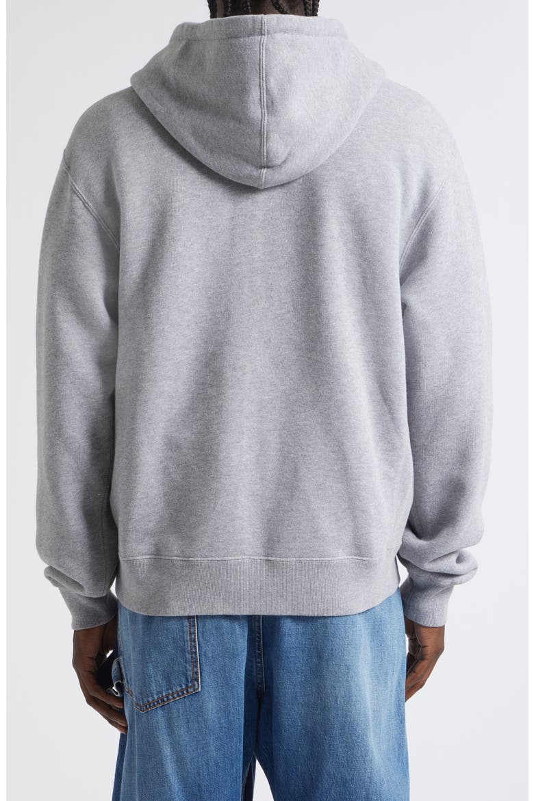Loafer Stitch Zip Hoodie, Alternate, color, MID GREY MELANGE