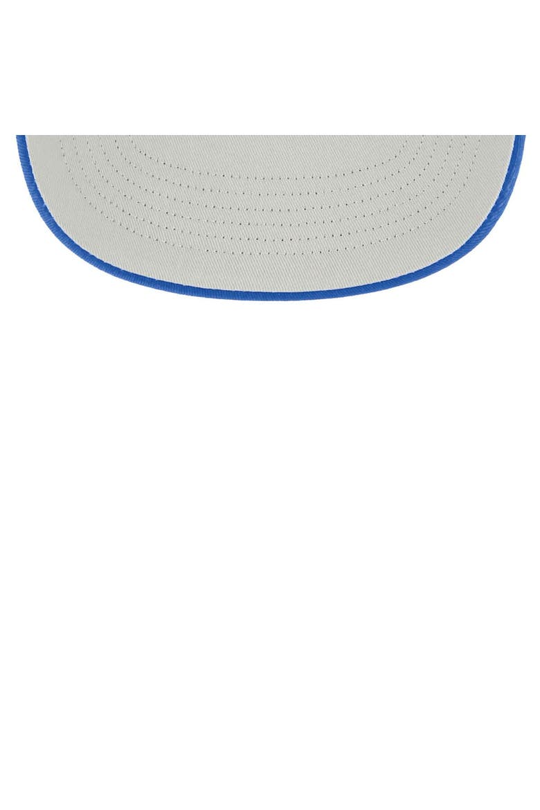 Men's '47 White/Blue Detroit Lions Roscoe Two-Toned Hitch Adjustable Hat, Alternate, color, White