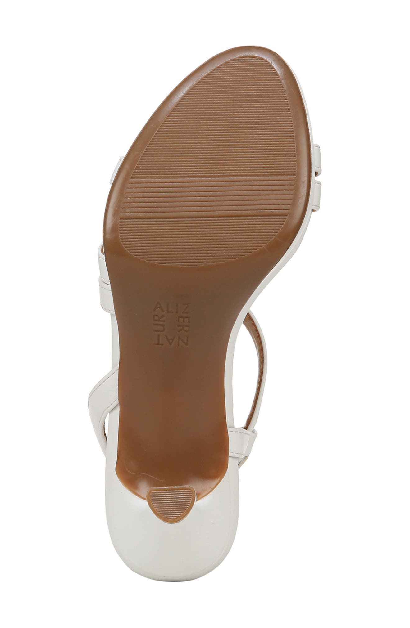 Naturalizer Brenta Strappy Sandal (Women) - Multiple Widths Available, Alternate, color, White Faux Leather