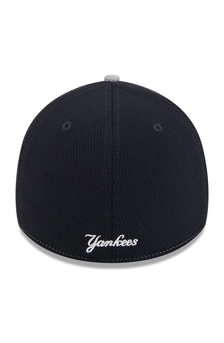 New Era Men's New Era Navy/Gray New York Yankees 2025 MLB Clubhouse 39THIRTY Flex Hat, Alternate, color, 