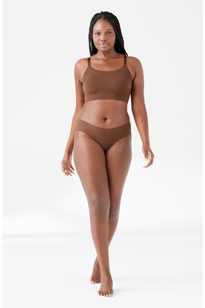True Body Lift Wireless Bra, Alternate, color, CHESTNUT