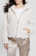GUESS Theoline Faux Fur Hooded Jacket