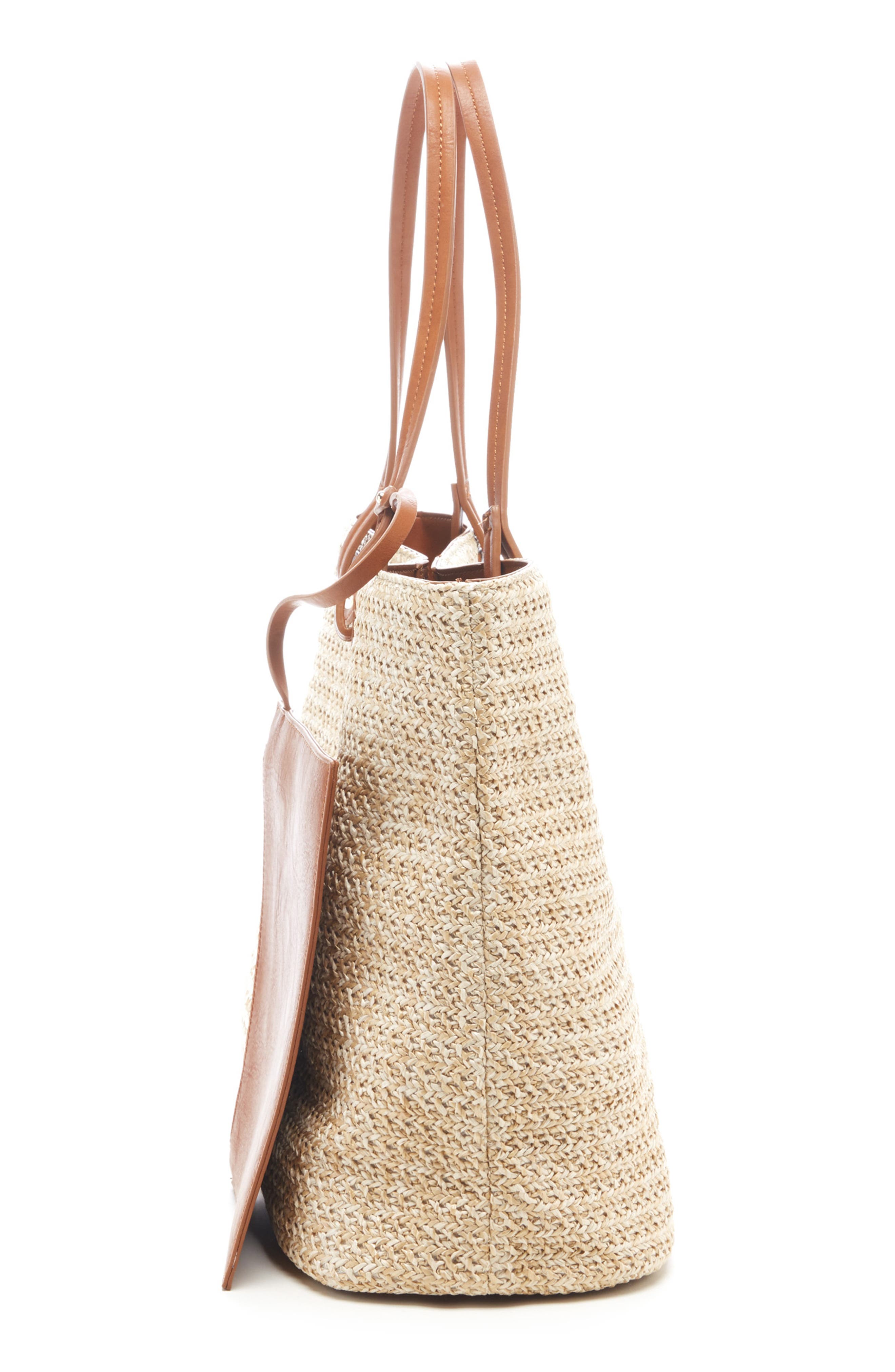 Sole Society Apryl Woven Tote, Alternate, color, 