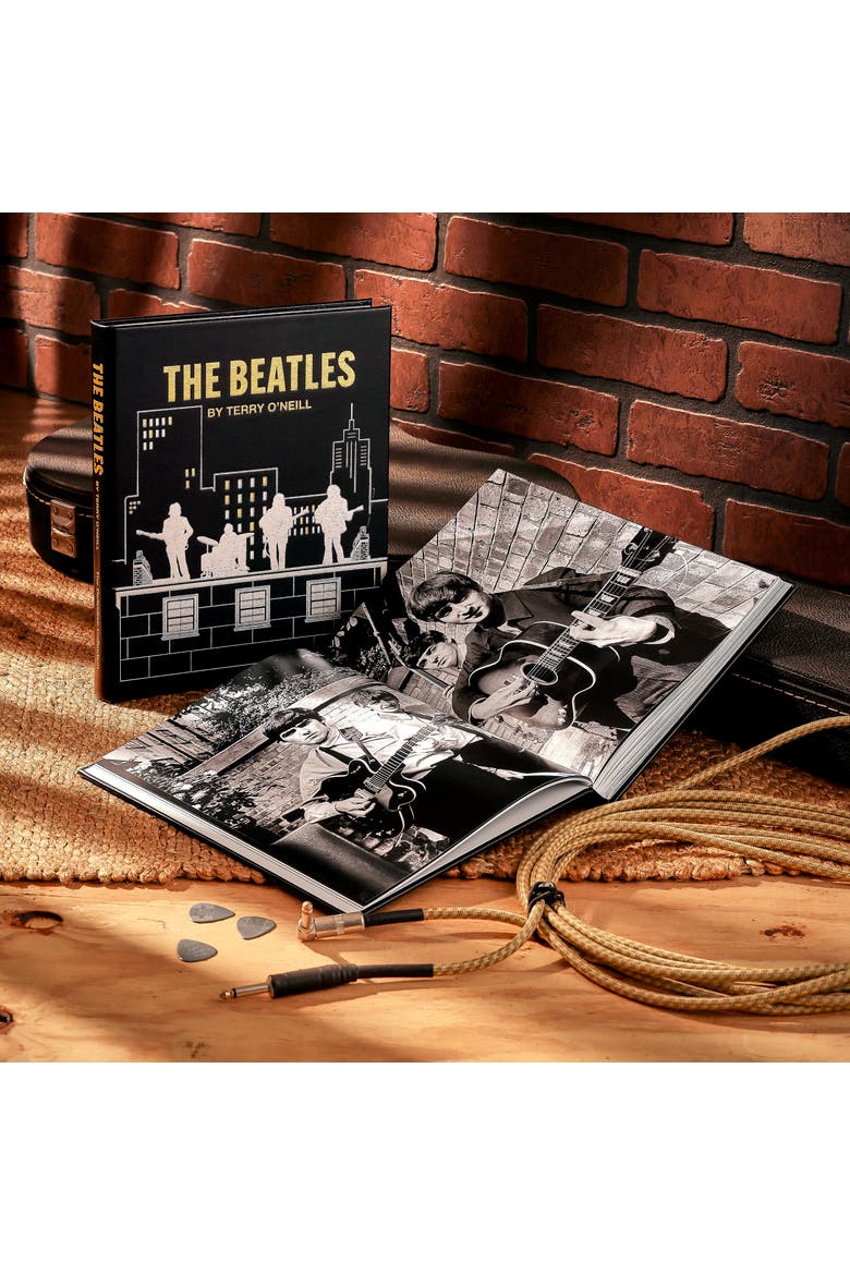 The Beatles by Terry O'Neill The Definitive Collection Leather Edition, Alternate, color, Black