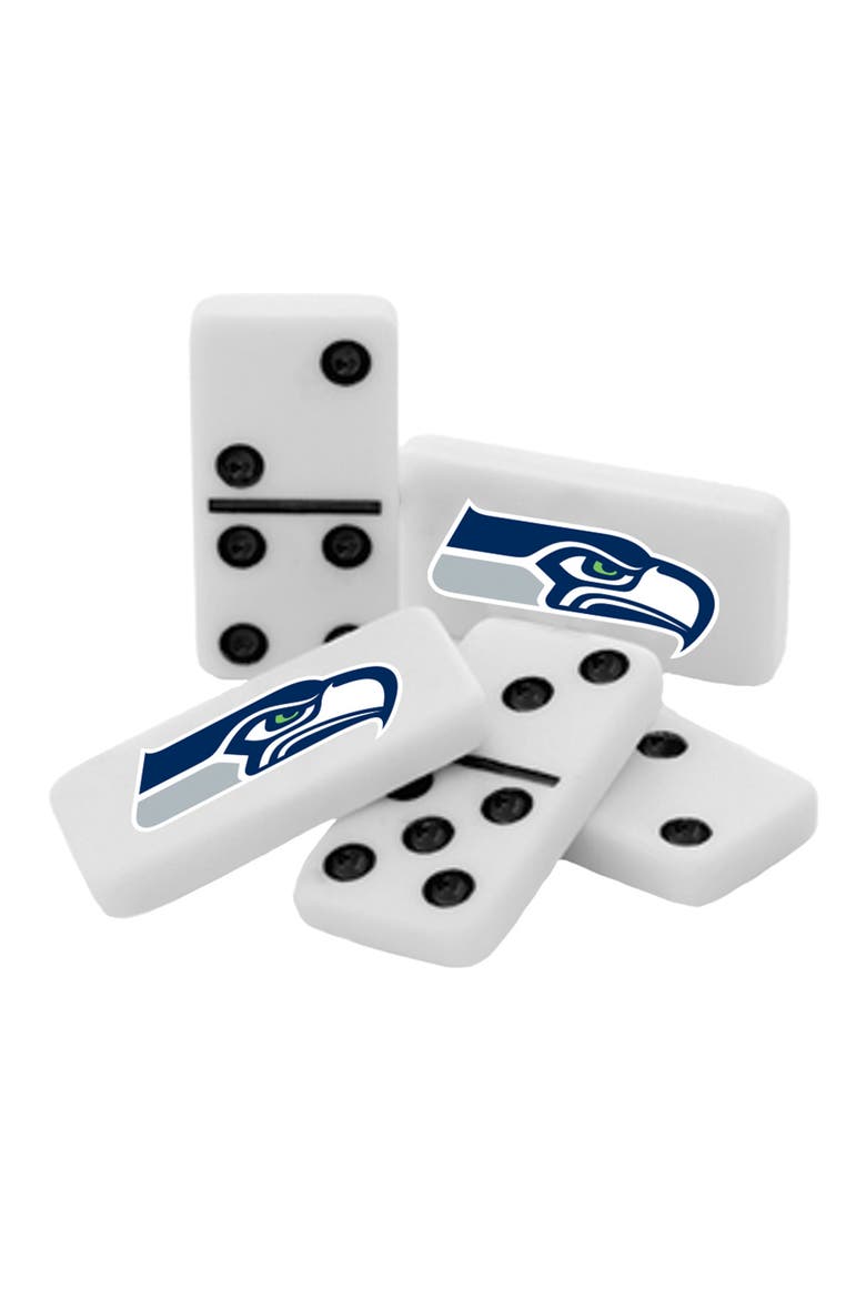 Seattle Seahawks Dominoes, Alternate, color, Multicolor