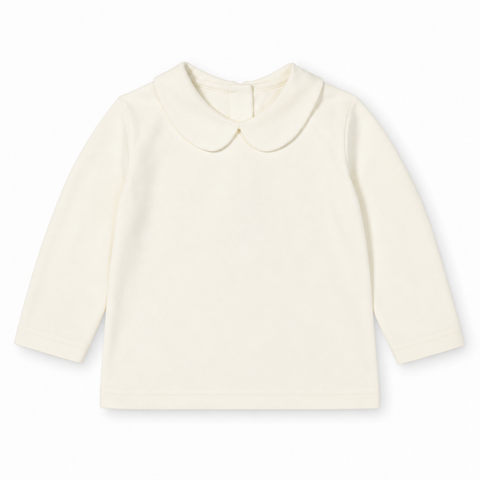 Ivory Long Sleeve Blouse