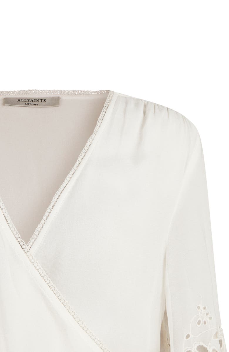 AllSaints Zariah Eyelet Embroidered Top, Alternate, color,