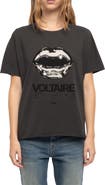 Zadig & Voltaire Tommer HC Tour Lips Graphic Tee
