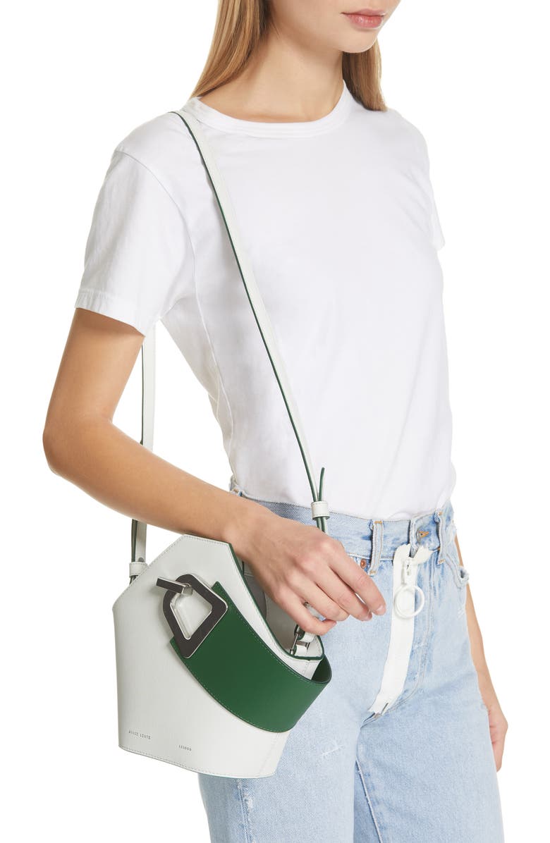 Danse Lente Mini Johnny Leather Bucket Bag, Alternate, color,