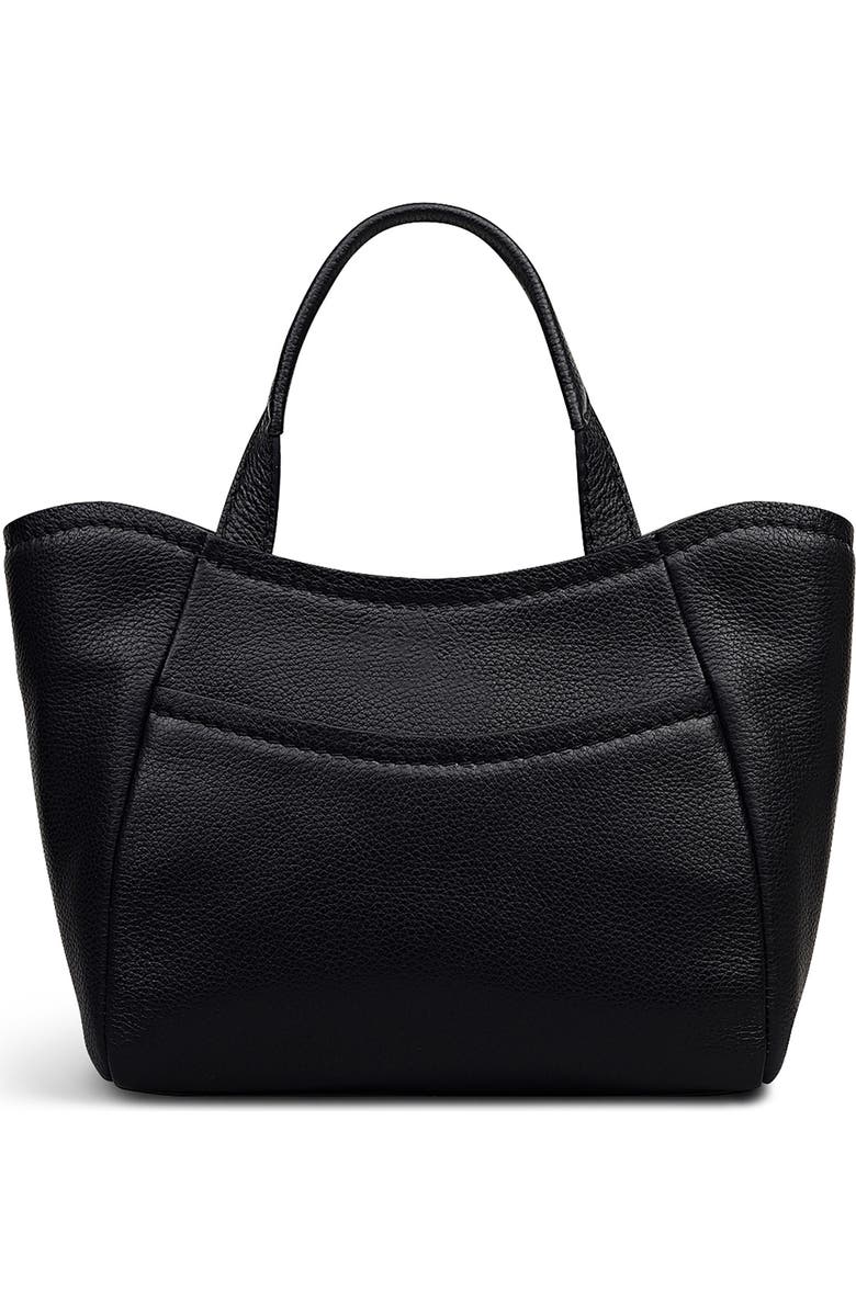 Radley Muswell Lane Pebbled Leather Small Satchel, Alternate, color, Black