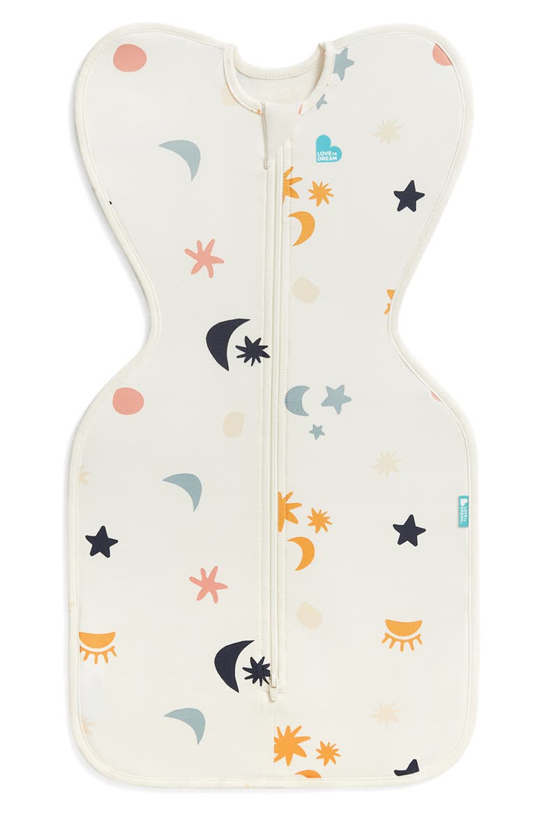 Swaddle Up™ 1.0 TOG Organic Stretch Cotton Swaddle, Main, color, LUNAR