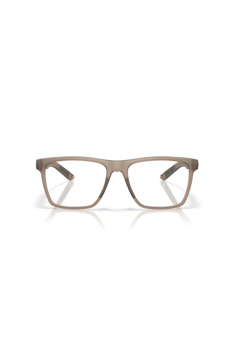54mm Rectangle optical glasses, Alternate, color, Brown
