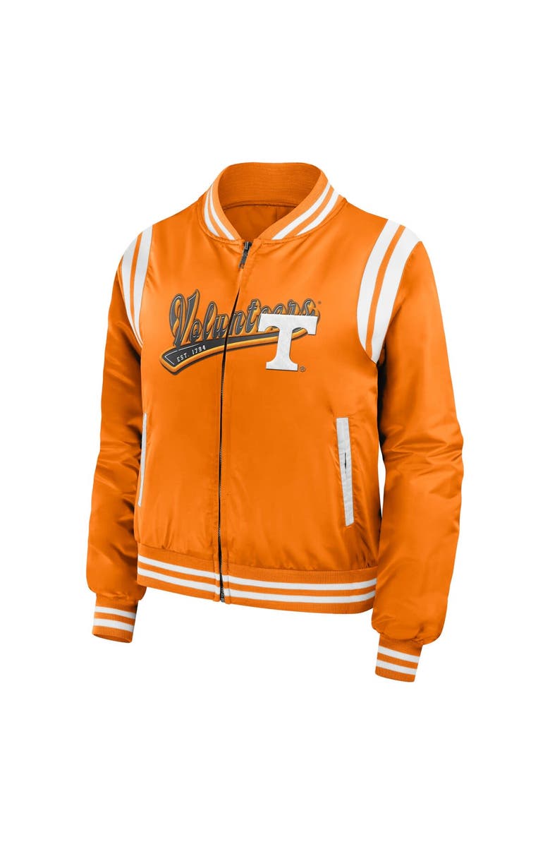 WEAR by Erin Andrews Women's WEAR by Erin Andrews Tennessee Orange Tennessee Volunteers Football Bomber Full-Zip Jacket, Alternate, color, 