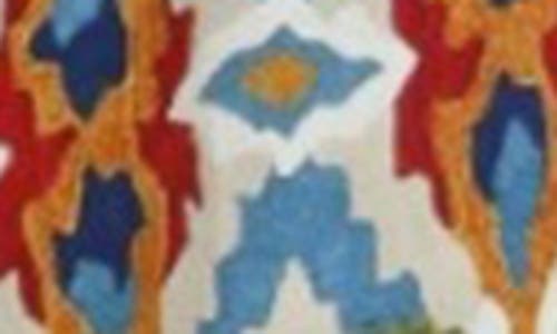 Apny Printed Top In Orange Multi