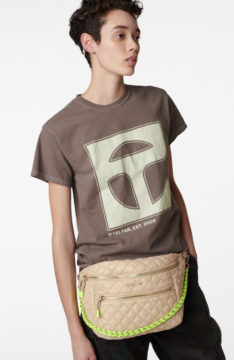 MZ Wallace Crosby Quilted Nylon Sling Bag, Alternate, color,