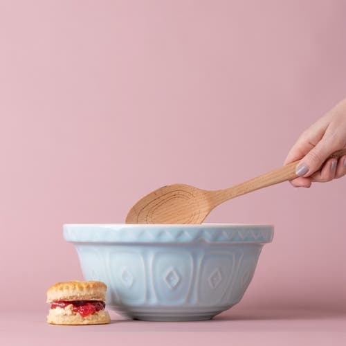 Mason Cash Color Mix Powder Blue Size 24 Mixing Bowl, 2.15 Quart