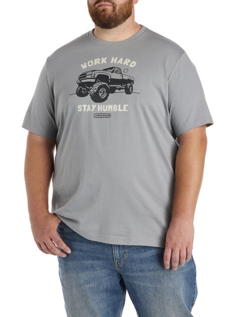 Big & Tall Stay Humble Truck Graphic Tee
