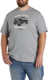 LIFE IS GOOD Big & Tall Stay Humble Truck Graphic Tee