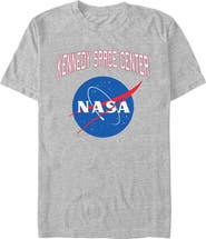 NASA Men's Kennedy Space Center Logo Short Sleeve Graphic T-Shirt