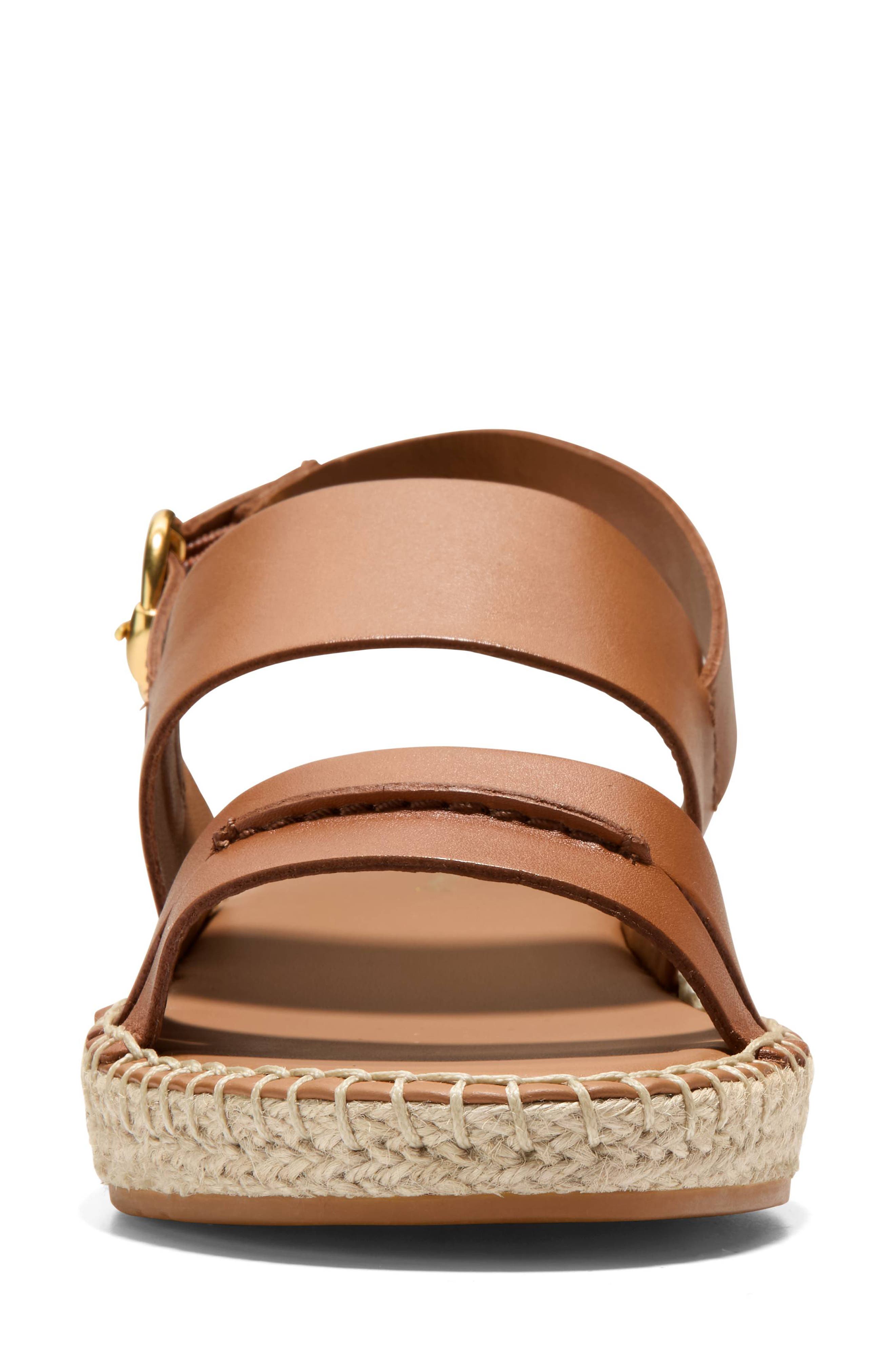 Cloudfeel Tilden Sandal, Alternate, color, PECAN LEATHER