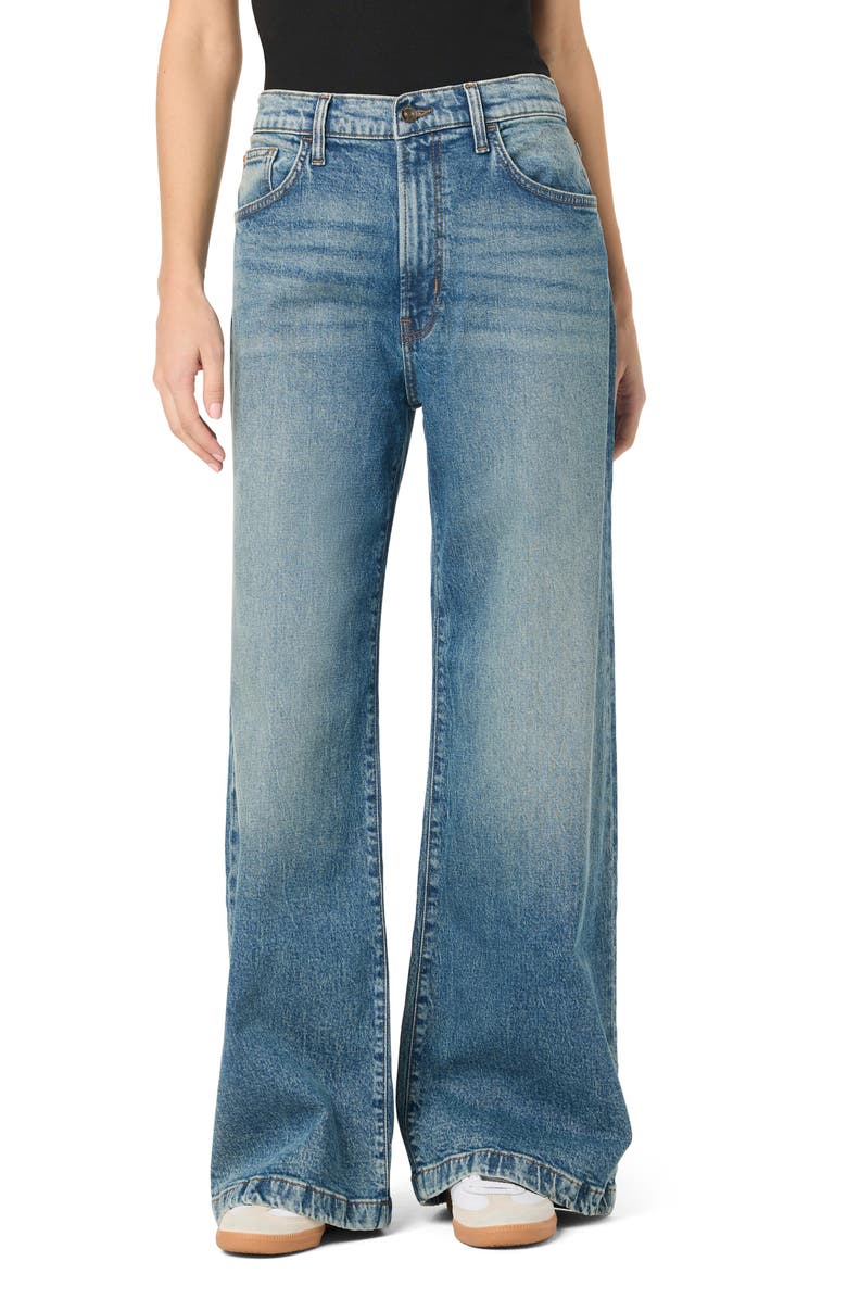 Hudson Jeans Jolene High Waist Wide Leg Jeans, Main, color, Vespertine