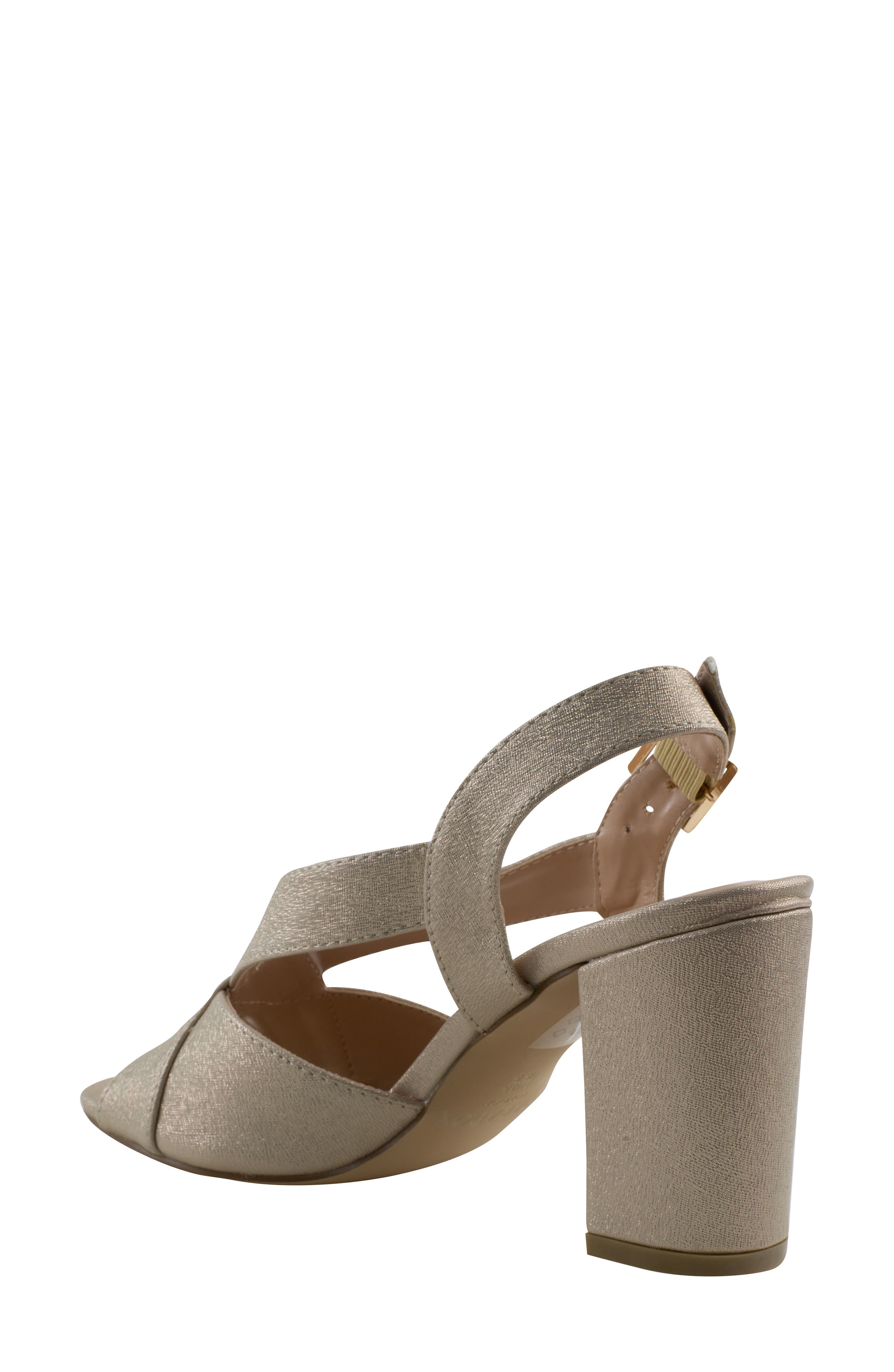 Hibiscus Slingback Sandal, Alternate, color, CHAMPAGNE