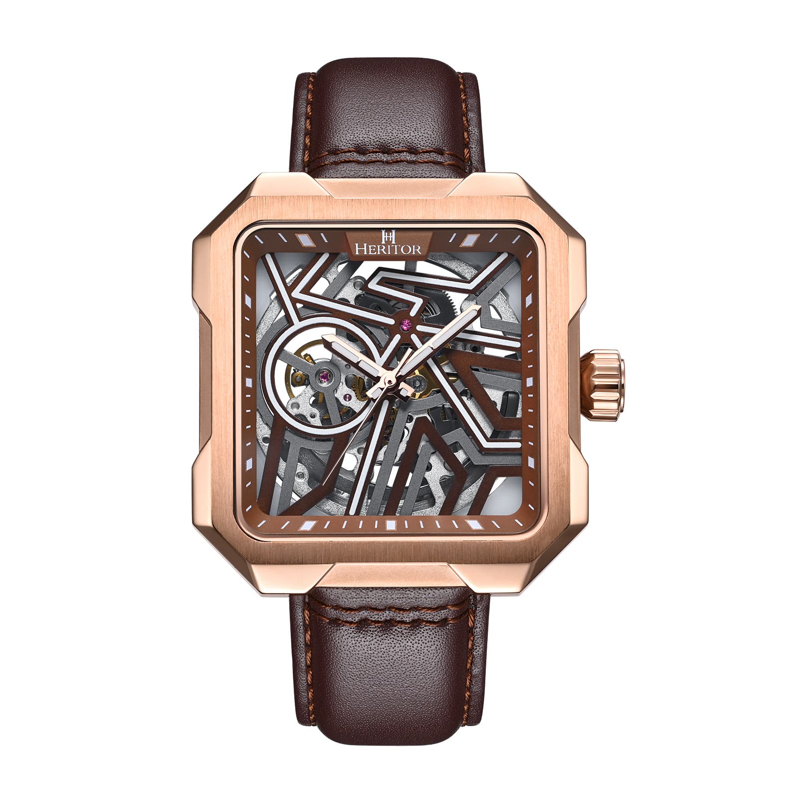 Rose Gold/Brown