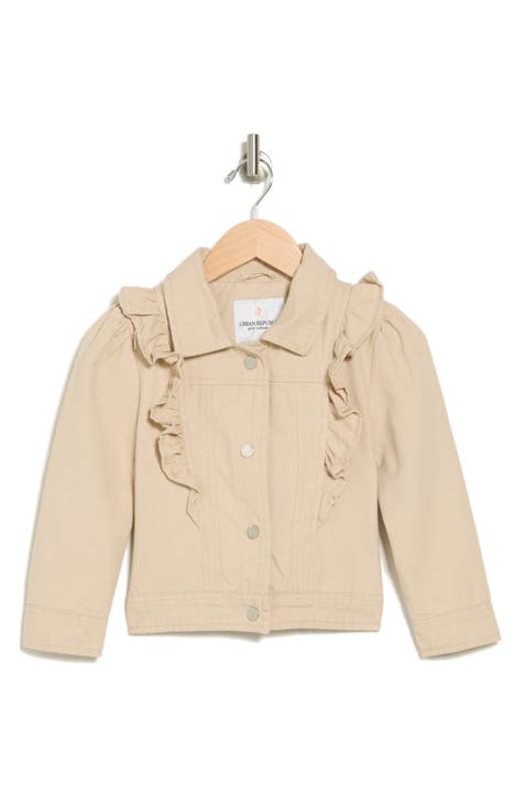 Kids' Ruffle Twill Jacket (Little Kid)