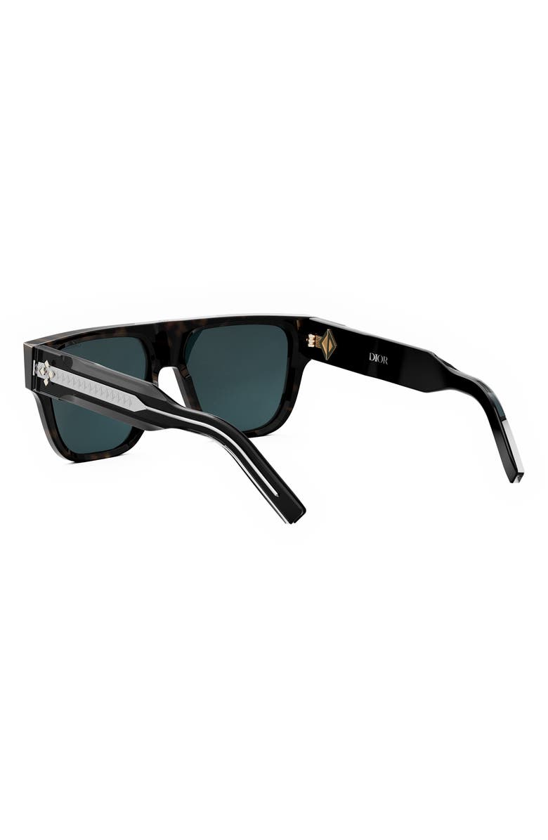 DIOR CD Diamond S6I 55mm Square Sunglasses, Alternate, color, 