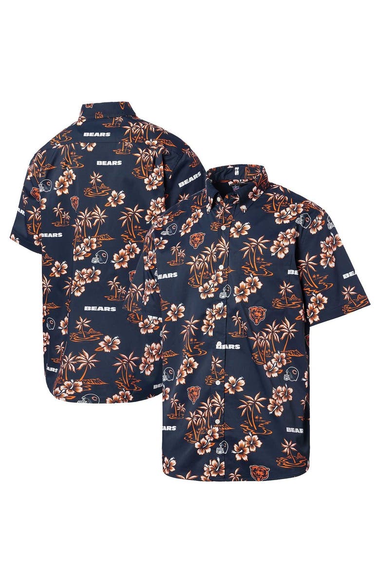 Reyn Spooner Men's Reyn Spooner Navy Chicago Bears Kekai Button-Up Shirt, Alternate, color, Navy
