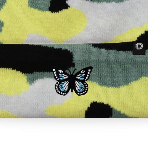 Dalix Butterfly Beanie In Green Camo