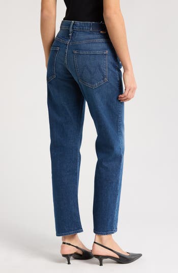 MOTHER The Ditcher Zip Hover Straight Leg Jeans | Nordstromrack
