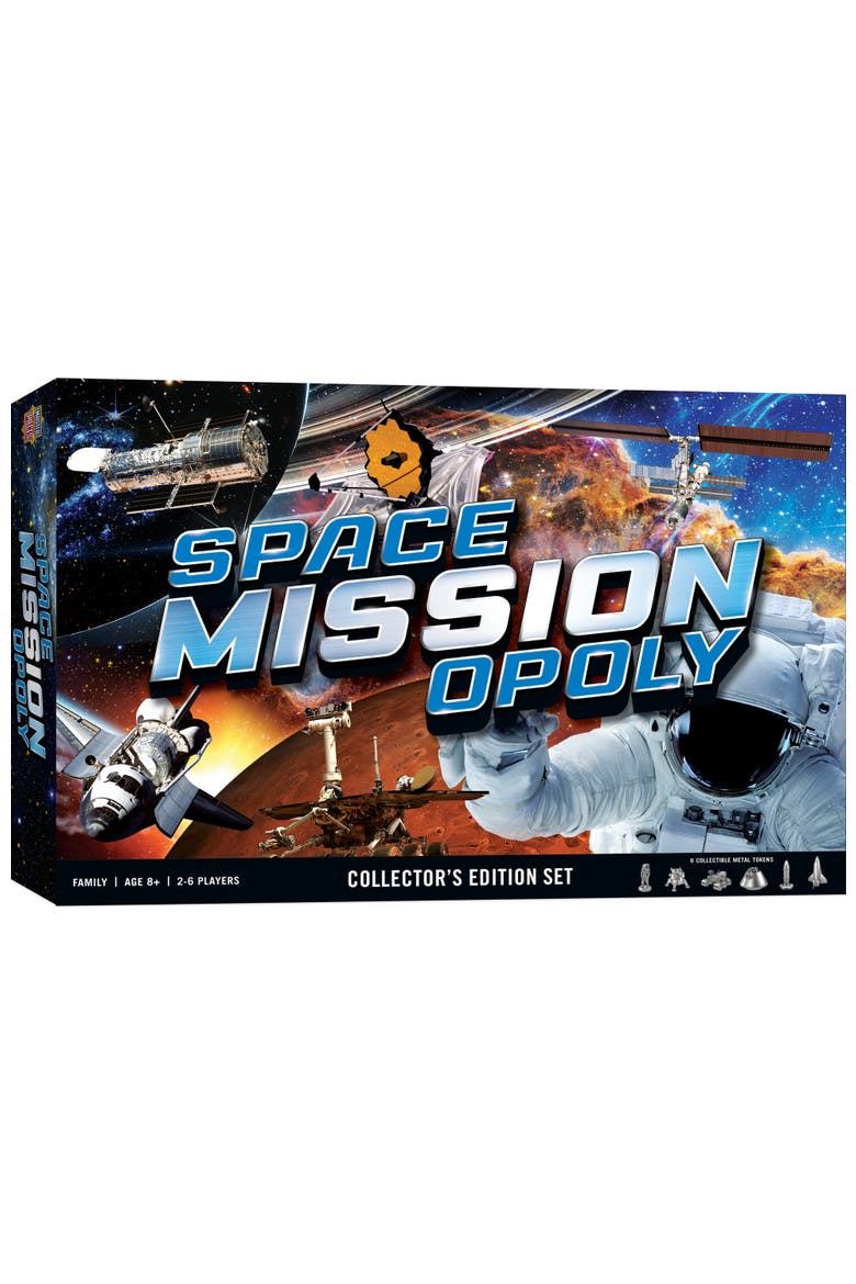 Space Mission Opoly Board Game, Main, color, Multicolor