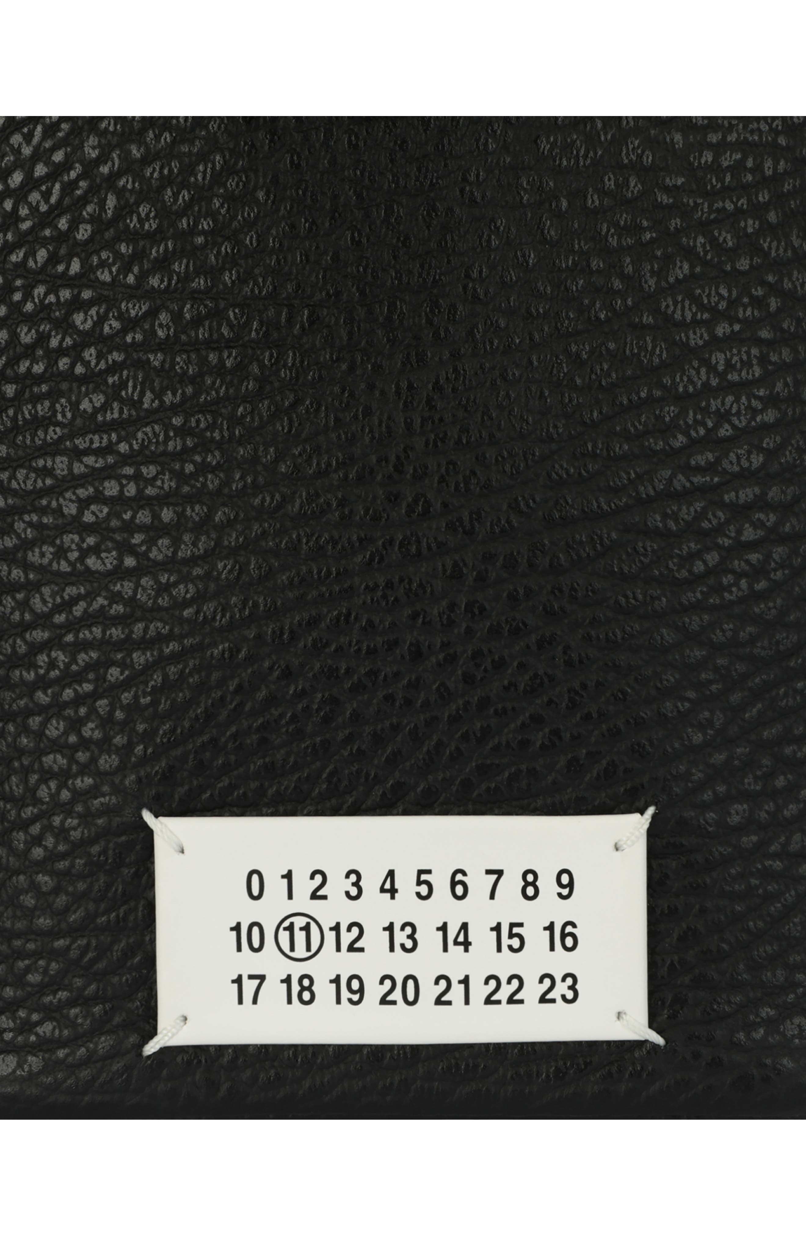 Maison Margiela Micro 5AC Leather Bucket Bag, Alternate, color, Black