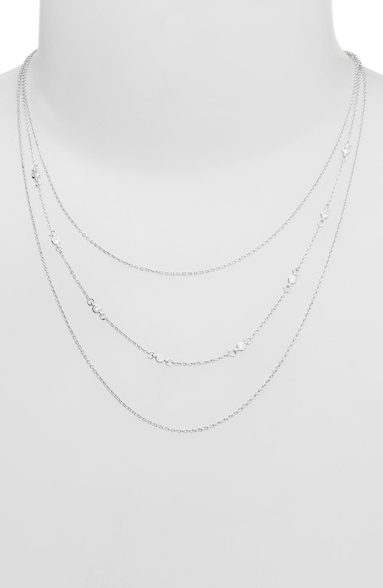 gorjana Shimmer Layered Necklace, Alternate, color, 