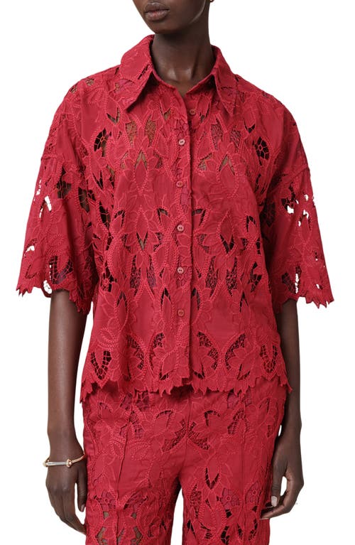 Allsaints Charli Embroidered Button-up Shirt