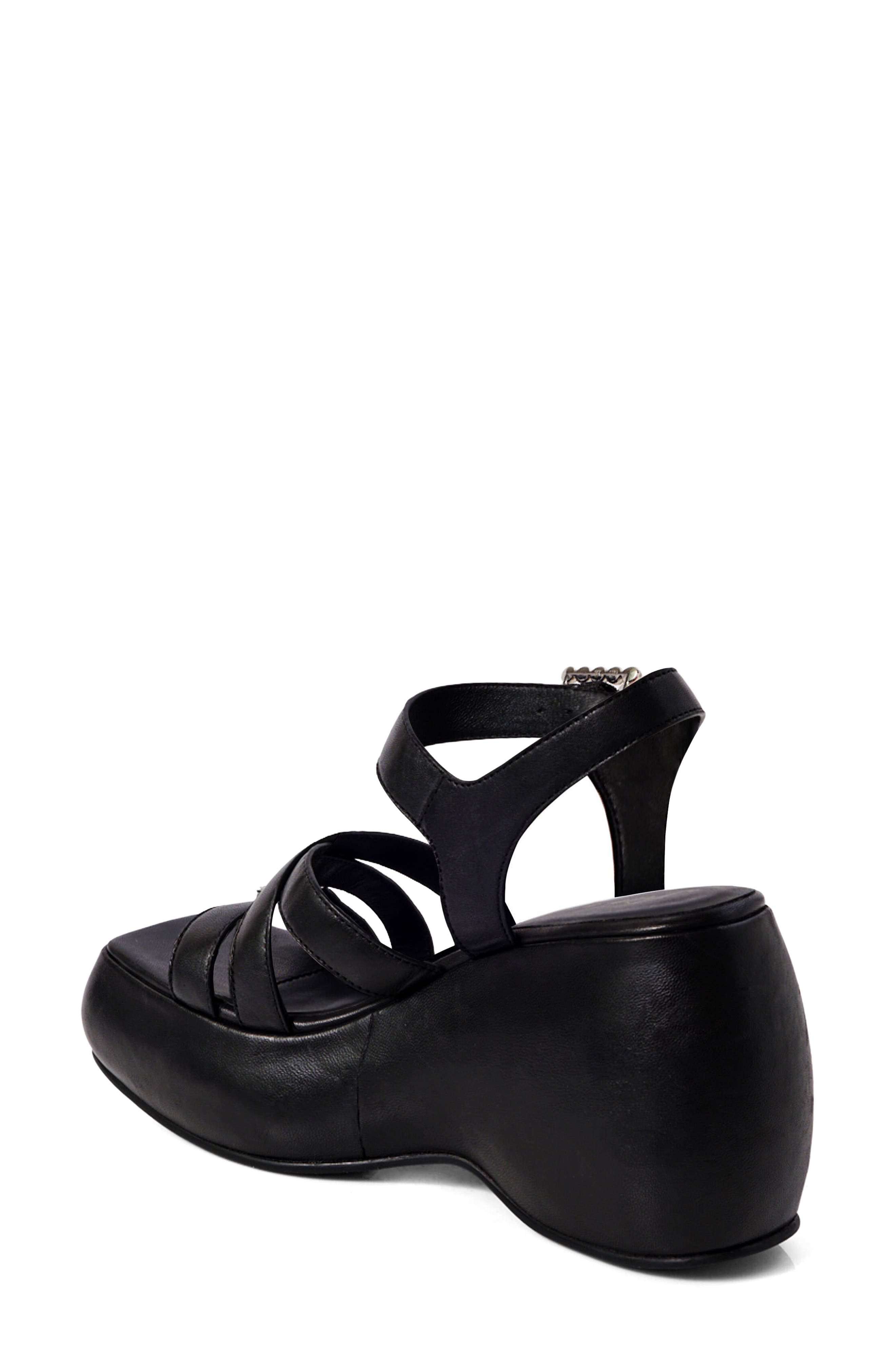 Free People Brooklyn Ankle Strap Platform Sandal, Alternate, color, 