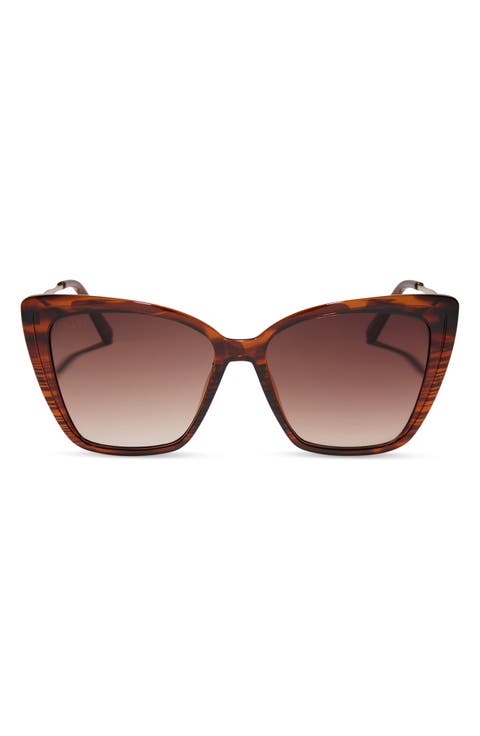 Heidi 56mm Cat Eye Sunglasses