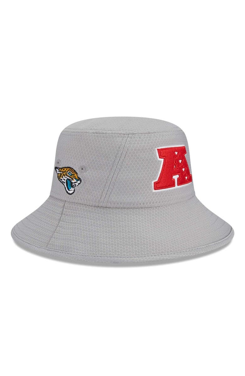 New Era Men's New Era Gray Jacksonville Jaguars 2024 Pro Bowl Bucket Hat, Main, color, 
